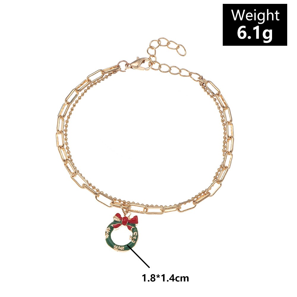 Christmas Ornaments Bracelet for Women